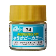 Aqueous Hobby Color Paint (10 ml) Cream Yellow H-034