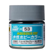 Aqueous Hobby Color Paint (10 ml) Neutral Gray H-053