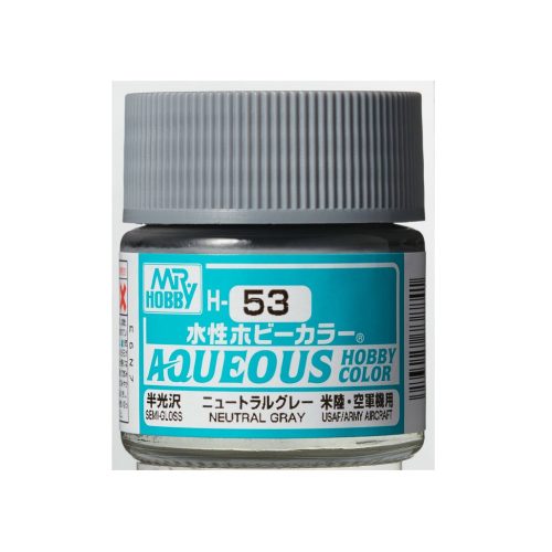 Aqueous Hobby Color Paint (10 ml) Neutral Gray H-053