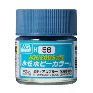 Aqueous Hobby Color Paint (10 ml) Intermediate Blue H-056
