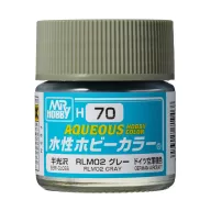 Aqueous Hobby Color Paint (10 ml) RLM02 Gray H-070