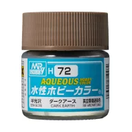 Aqueous Hobby Color Paint (10 ml) Dark Earth H-072