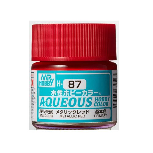 Aqueous Hobby Color Paint (10 ml) Metallic Red H-087
