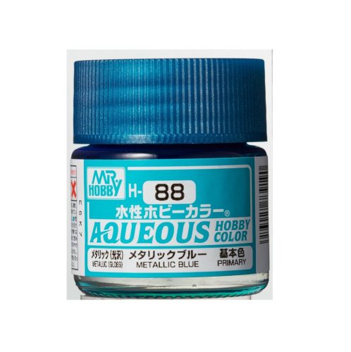 Aqueous Hobby Color Paint (10 ml) Metallic Blue H-088