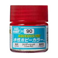 Aqueous Hobby Color Paint (10 ml) Clear Red H-090