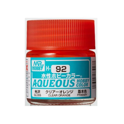 Aqueous Hobby Color Paint (10 ml) Clear Orange H-092