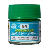 Aqueous Hobby Color Paint (10 ml) Clear Green H-094