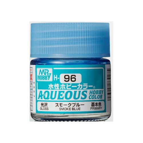 Aqueous Hobby Color Paint (10 ml) Smoke Blue H-096
