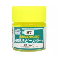 Aqueous Hobby Color Paint (10 ml) Fluorescent Yellow H-097