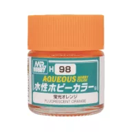 Aqueous Hobby Color Paint (10 ml) Fluorescent Orange H-098