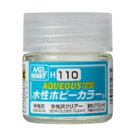   Aqueous Hobby Color Paint (10 ml) Premium Clear Semi-Gloss H-110
