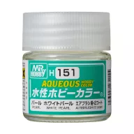 Aqueous Hobby Color Paint (10 ml) White Pearl H-151