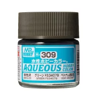 Aqueous Hobby Color Paint (10 ml) Green FS 34079 H-309