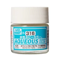 Aqueous Hobby Color Paint (10 ml) White FS 17875 H-316