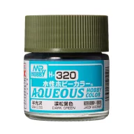 Aqueous Hobby Color Paint (10 ml) Dark Green H-320