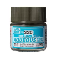   Aqueous Hobby Color Paint (10 ml) Dark Green BS381C/641 H-330