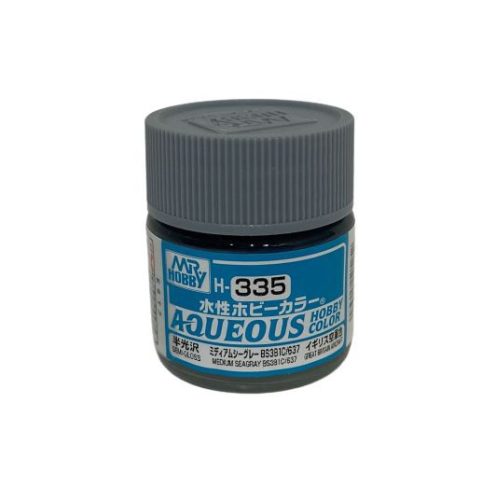Aqueous Hobby Color Paint (10 ml) Medium Seagray BS381C/637 H-335