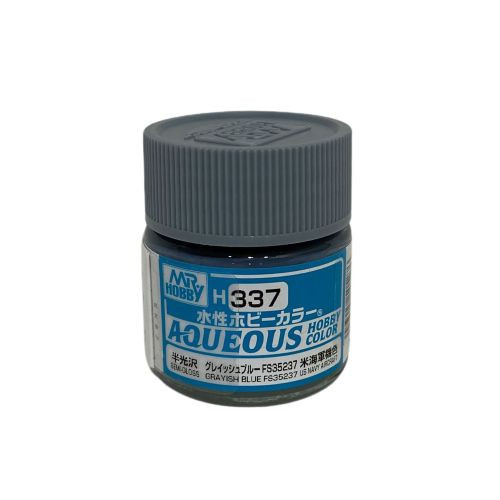 Aqueous Hobby Color Paint (10 ml) Grayish Blue FS35237 H-337