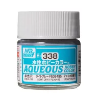 Aqueous Hobby Color Paint (10 ml) Light Gray FS36495 H-338