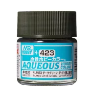 Aqueous Hobby Color Paint (10 ml) RLM83 Dark Green H-423