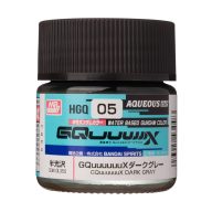  AQUEOUS GUNDAM COLOR (10ml) GQuuuuuuX DARK GRAY  (HGQ-05)