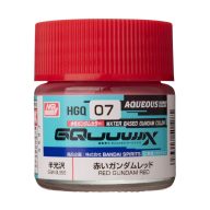    AQUEOUS GUNDAM COLOR (10ml) GQuuuuuuX RED GUNDAM RED  (HGQ-07)
