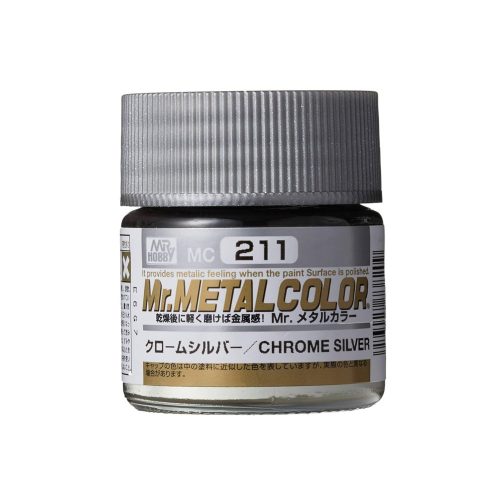 Mr. Metal Color Paint MC-211 Chrome Silver (10ml)