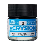 Acrysion Paint N-002 Black (10ml)