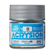 Acrysion Paint N-008 Silver (10ml)