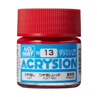 Acrysion Paint N-013 Flat Red (10ml)
