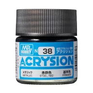 Acrysion Paint N-038 Steel Red (10ml)