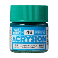Acrysion Paint N-046 Emerald Green (10ml)
