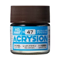 Acrysion Paint N-047 Red Brown (10ml)