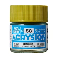 Acrysion Paint N-058 Interior Green (10ml)