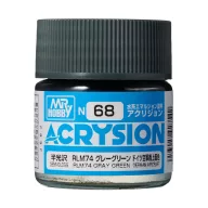 Acrysion Paint N-068 RLM74 Gray Green (10ml)