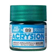 Acrysion Paint N-089 Metallic Green (10ml)