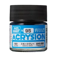 Acrysion Paint N-095 Smoke Gray Color (10ml)