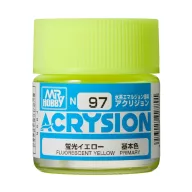 Acrysion Paint N-097 Fluorescent Yellow (10ml)
