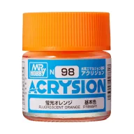 Acrysion Paint N-098 Fluorescent Orange (10ml)