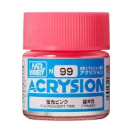 Acrysion Paint N-099 Fluorescent Pink (10ml)