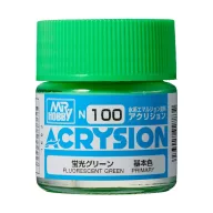 Acrysion Paint N-100 Fluorescent Green (10ml)
