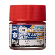    Acrysion GUNDAM ASSEMBLE COLOR (Base Color) (10 ml) Red  (NGA-04)