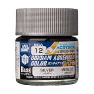    Acrysion GUNDAM ASSEMBLE COLOR (Base Color) (10 ml) Silver  (NGA-12)
