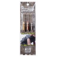 Mr. Weathering Liner Pencils MUD Color Set PP-202