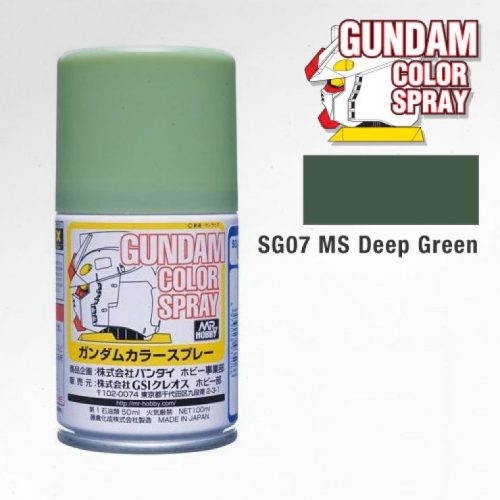 Gundam Color Spray (100ml) MS Deep Green SG-07