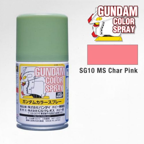 Gundam Color Spray (100ml) MS Char's Pink SG-10