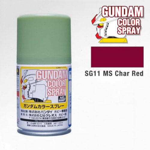Gundam Color Spray (100ml) MS Char's Red SG-11