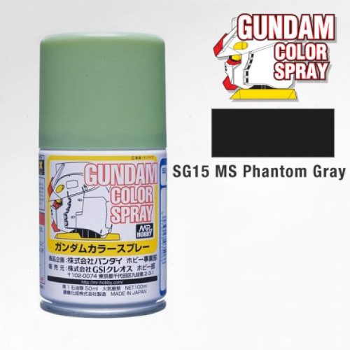 Gundam Color Spray (100ml) Phantom Grey SG-15