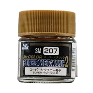 Mr. Color Super Metallic II SM-207 Super Rich Gold (10 ml)