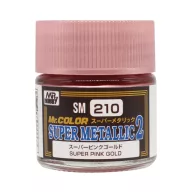 Mr. Color Super Metallic II SM-210 Super Pink Gold (10 ml)